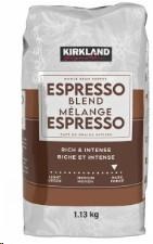 KS Whole Bean Coffee Espresso Blend Dark Roast 1.13kg (93999)
