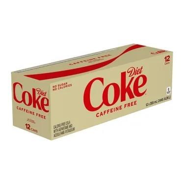 CAN - Coca-Cola CAFFEINE FREE DIET - 12 x 355mL - SOLD BY CASE - (1) (10486) (Coca-Cola)