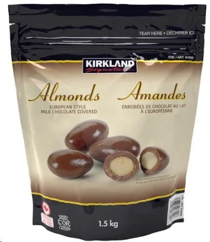 KS Chocolate Covered Almonds 1.5kg (48892)
