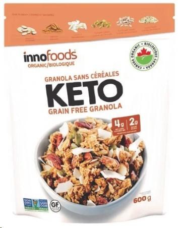 Organic Keto Grain Free Granola 600g (09182)