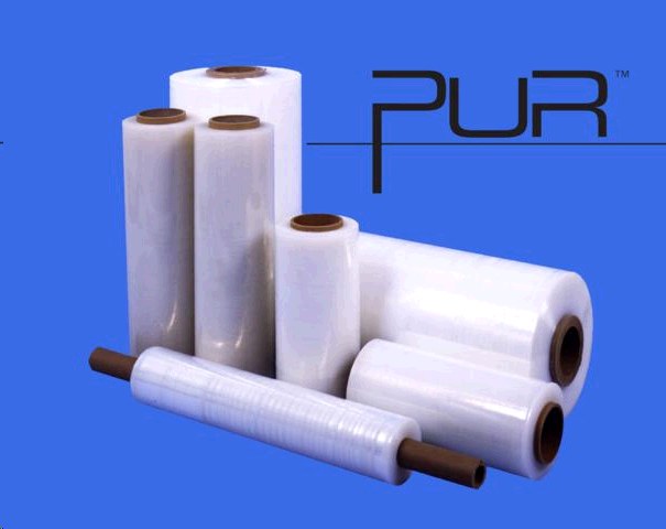 Pallet Wrap/Stretch Film (cast) 13" x 1476' (63 Guage) - 330mm x 450m - 0.63mm - SOLD BY ROLL - (4) (W-HW330063450CL)