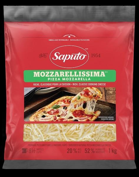 Frozen - Saputo Pizza Mozzarella Shred Cheese - 1KG (6)(02755)