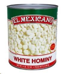 El Mexicano White Hominy (Pozole) 6lb (6) (23051)