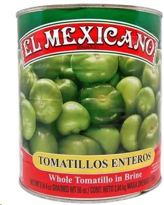 El Mexicano Tomatillos Enteros 2.84kg(6)(23080)