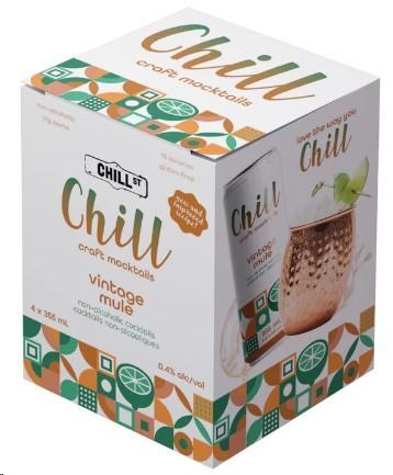 Chill St. Craft Mocktail Non-Alcoholic Vintage Mule 355ml 4/Pack - (6)(00184)