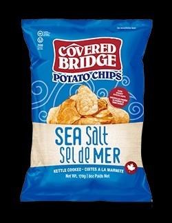 Covered Bridge Sea Salt Potato Chips 567g (00038)