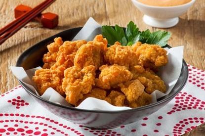 Reuven Fully Cooked Breaded Karaage Chicken - 2 x 2KG - SOLD BY CASE - (1) (10610)
