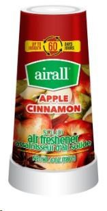Airall Apple Cinnamon Solid Air Freshener 170g (12) (90905)