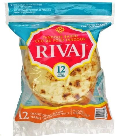 Rivaj Traditional Tandoor Baked Naan 1.3Kg (00937)