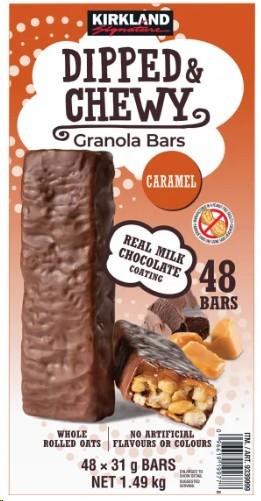 KS Dipped & Chewy Granola Bar - 31g x 48/BOX - SOLD BY BOX - (19977)