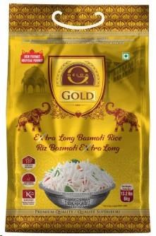 Gelda Gold Extra Long Basmati Rice, 6 kg (09177)