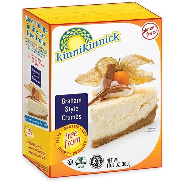 Kinnikinnick Gluten Free Graham Style Cracker Crumbs - 300g (6) (00434)