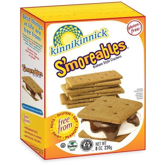 Kinnikinnick Gluten Free S'moreables Graham Style Crackers - 220g (6) (00309)