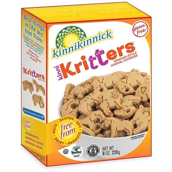 Kinnikinnick Gluten Free KinniKritters Graham Style Animal Cookies - 220g (6) (00359)