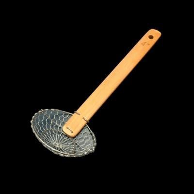 Asian Skimmer Bamboo Handle 4" x13.5" - Sold By Each(50030)