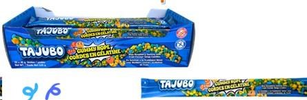 Tajubo Gummy Rope Blue Raspberry - 20/BX (9) (93182)