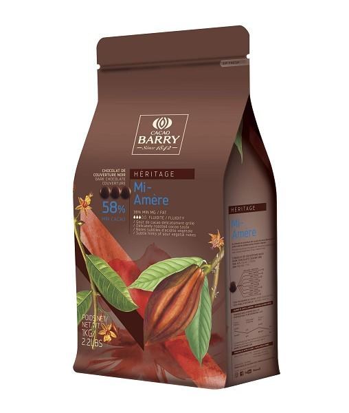 Barry Callebaut Dark Chocolate Mi-Amere 58% - 5KG (2)