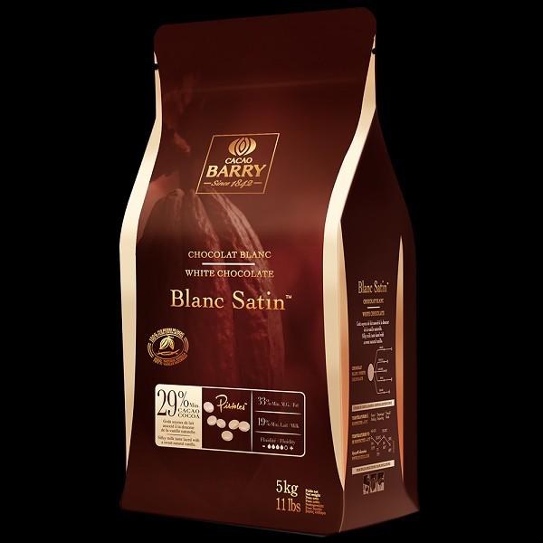 Barry Callebaut White Chocolate Blanc Satin 29% - 5KG (101866) (403601)