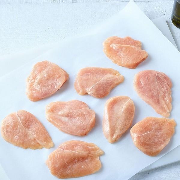 Olymel Boneless Skinless Chicken Breasts 4oz (17%) - 4KG - SOLD BY CASE - (1) (51004)