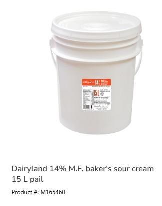 Saputo Dairyland Sour Cream 14% - 15L