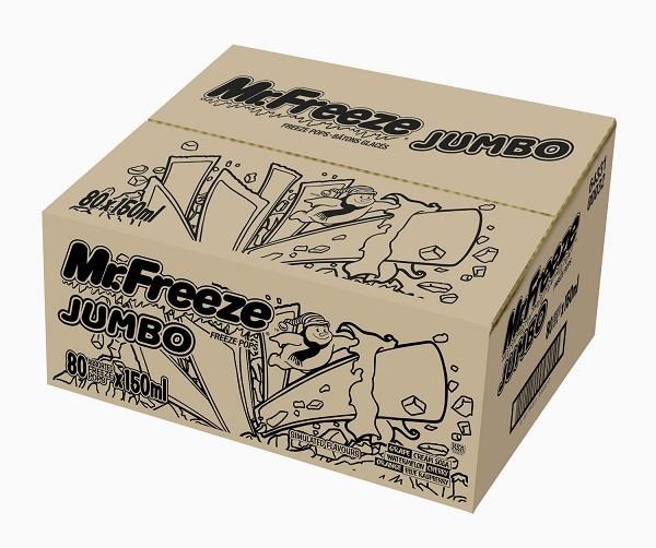 Kisko Mr. Freeze Jumbo Freezies - 80/BOX (70032)