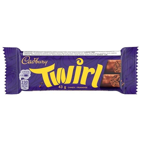 Mondelez Cadbury Twirl Bar Reg - 48/BOX (01894)