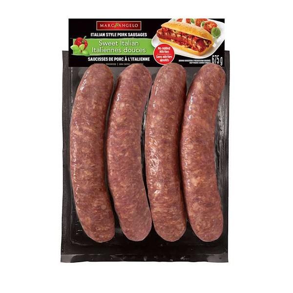 Sweet Italian Style Pork Sausages 4pk (12) (09398)