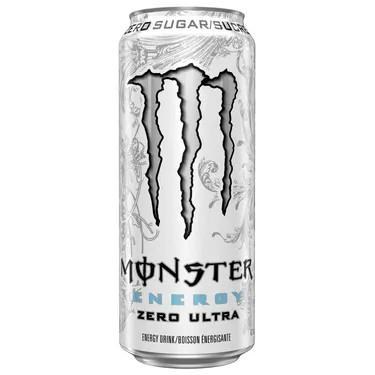 CAN - Monster Energy Ultra ZERO SUGAR - 12 x 473mL - SOLD BY CASE - (1) (01521) (Coca-Cola)