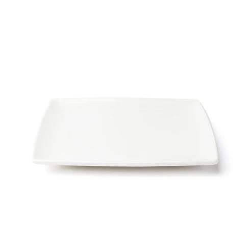 Foundation Porcelain Coupe Plate Square 8" - Sold By Case of 36
