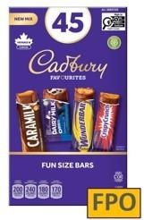 Cadbury Halloween Assorted Chocolate Bars - 45ct (15) (01984)