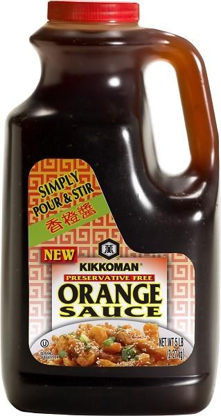 Kikkoman Orange Sauce Preservative Free - 5LB (6) (01575)