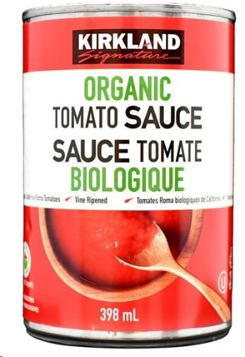 KS Organic Tomato Sauce, 398 mL (12) (40536) (82113)