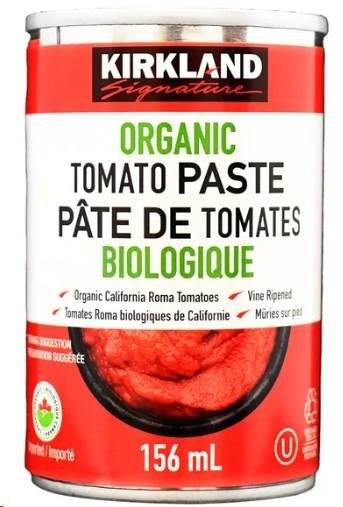 KS Organic Tomato Paste, 156 mL (12) (82864)(82115)