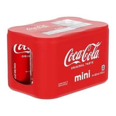 CAN- Coca Cola Mini Regular 222ml - 6/PKG (10983)