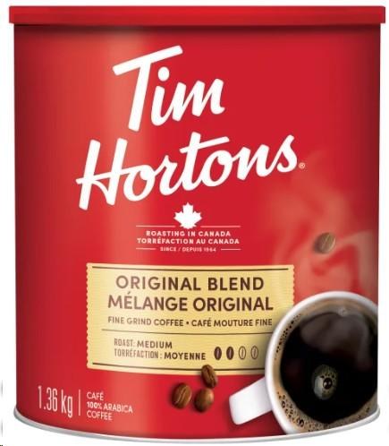 Tim Hortons Original Blend Fine Grind Coffee, 1.36kg - (08885)