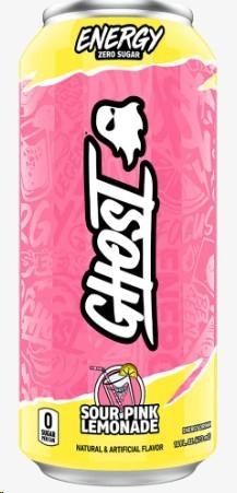 Ghost Sour Pink Lemonade 473ml - 12/CASE (52817)