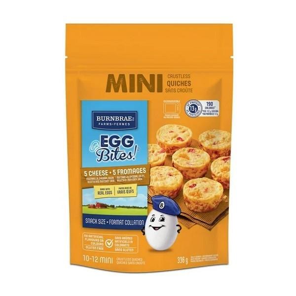 Burnbrae Mini Eggbites 5 Cheese - 3.22KG