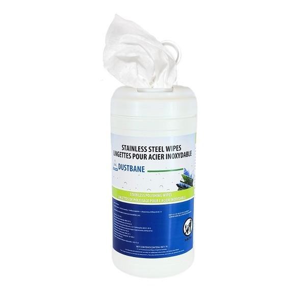 Dustbane Stainless Steel Wipes - 8" x 7" - 70/TUB - SOLD BY TUB - (6) (53380)