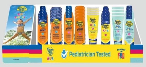 Banana Boat Sunscreen Counter End Cap PPK - 32ct (14716)