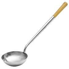 Magnum Asian Ladle 10" wooden handle
