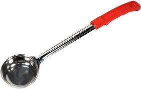 Magnum Portion Spoon Solid 2oz Red (12) - sold by each (80500)