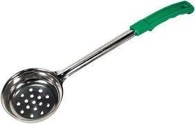 Magnum Portion Spoon Perforated 4oz Green (12) - sold by each(03254)