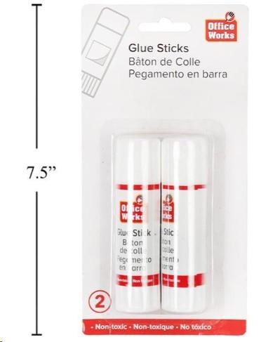 Glue Sticks 2 Pieces 21 Gram (12) (30173)