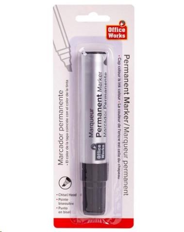 Jumbo Permanent Chisel Tip Marker  (12) (30754)