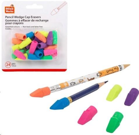 Erasers pack in a blister card 24 pcCap (24) (30187)