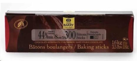 Barry Callebaut Dark Choc baking Sticks 8cm 300ct - 1.6KG (00387)