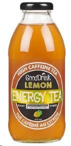 GoodDrink Energy Tea Lemon 473ml - 12/cs (00167) (13107)