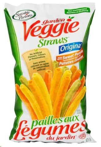 Sensible Portions Garden Veggie Straws, 475g (32110)