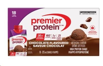 Premier Protein High-Protein Chocolate Shake - 325mL x 18/CS - SOLD BY CASE - (1) (80366)