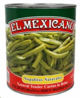 El Mexicano Nopalitos Naturales GRANDES (6)6LB